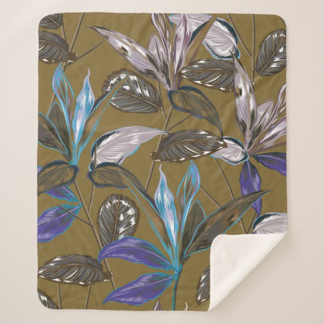 Manta Sherpa Vieja textura de pared con grietas, fondo retro,   (Anverso)