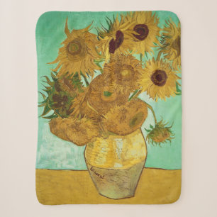 Manta Sherpa Vincent van Gogh Girasoles, 1888