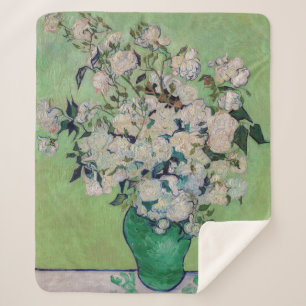 Manta Sherpa Vincent van Gogh - Rosas