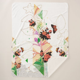 Manta Sherpa Vintage collage