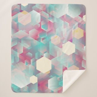 Manta Sherpa Vintage Glittering Confetti Background.