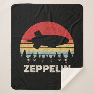Manta Sherpa Vintage Retro Zeppelin Shirt Dirigible