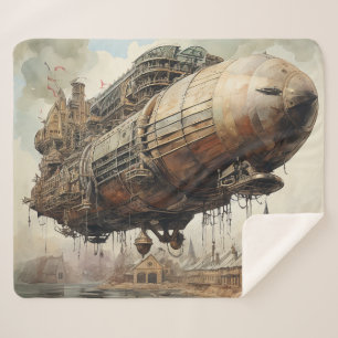 Manta Sherpa Vintage Steampunk Zeppelin (2)