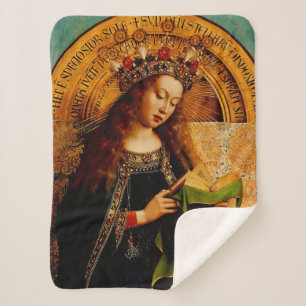 Manta Sherpa Virgin Mary por Jan van Eyck