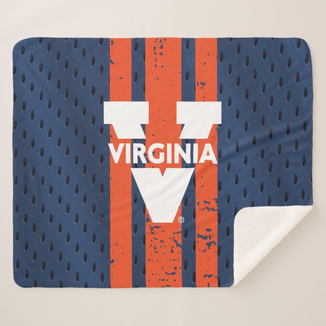Manta Sherpa Virginia Cavaliers Jersey (Anverso (horizontal))