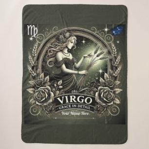 Manta Sherpa Virgo "Grace in Detail" Sherpa Blanket