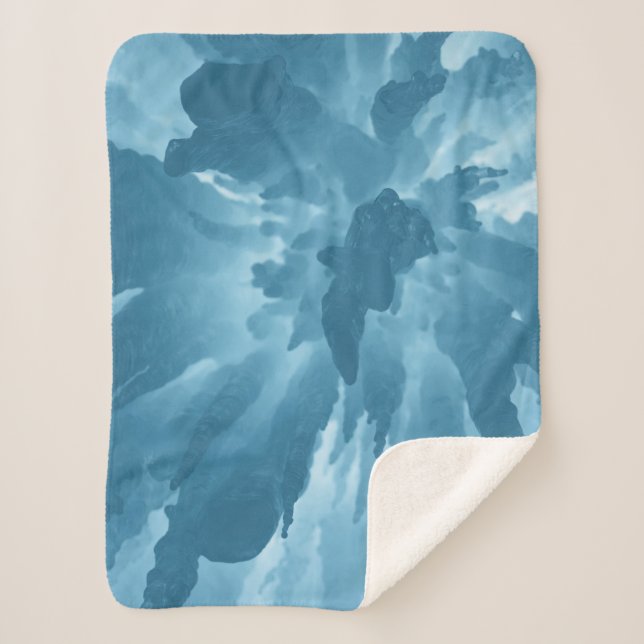 Manta Sherpa Vista de ángulo bajo de estalactitas (Anverso)