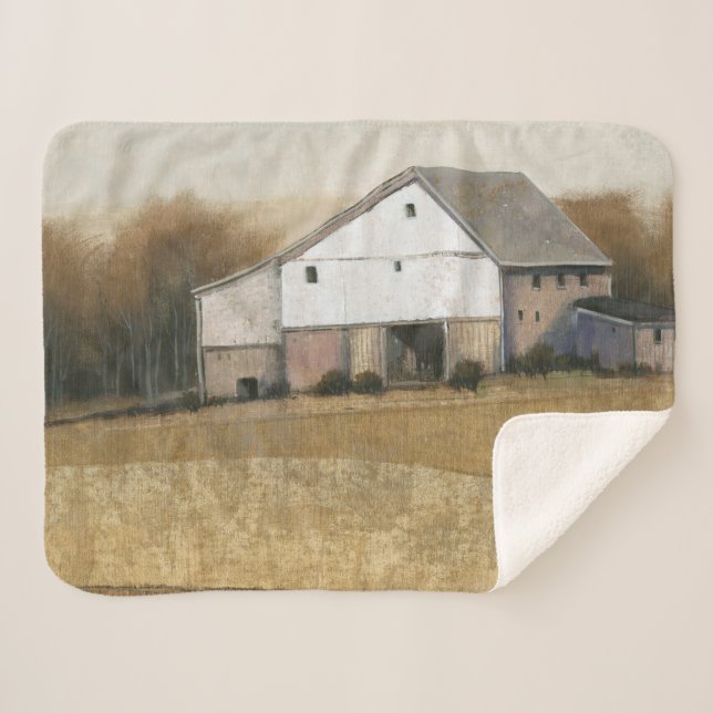 Manta Sherpa Vista de barras blancas (Anverso (horizontal))