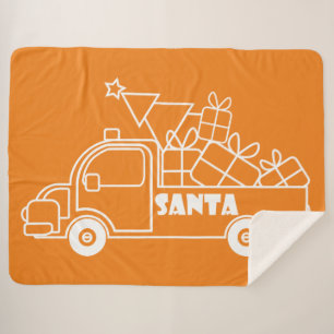 Manta Sherpa Vista lateral del camión de Navidades de esquema