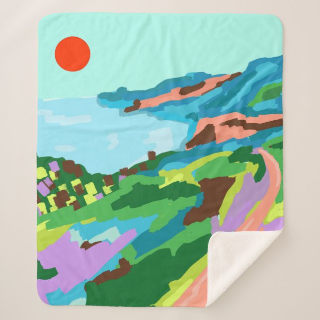 Manta Sherpa Vivid Vistas (Anverso)