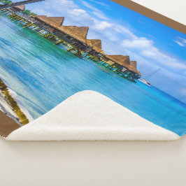 Manta Sherpa Viviendo en el agua