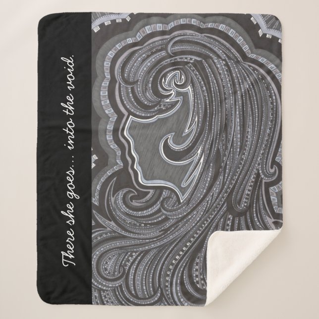 Manta Sherpa Void Vixen Sherpa Blanket (Anverso)