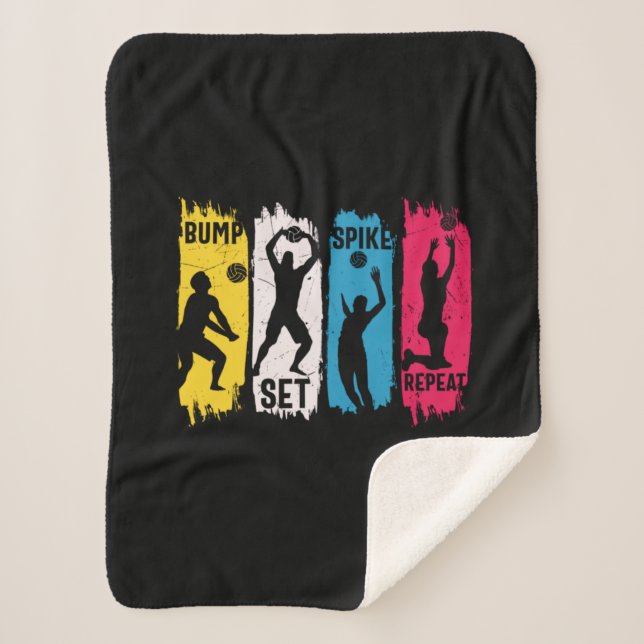 Manta Sherpa Volleyball Player | Set Spike Repeat (Anverso)