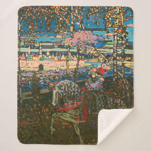 Manta Sherpa Wassily Kandinsky La Pareja Montada Arte Ruso