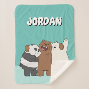 Manta Sherpa We Bare Bears Group Hug
