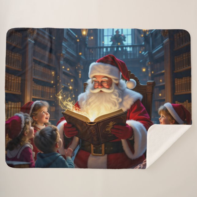 Manta Sherpa „Weihnachtliche Harmonie“ (Anverso (horizontal))