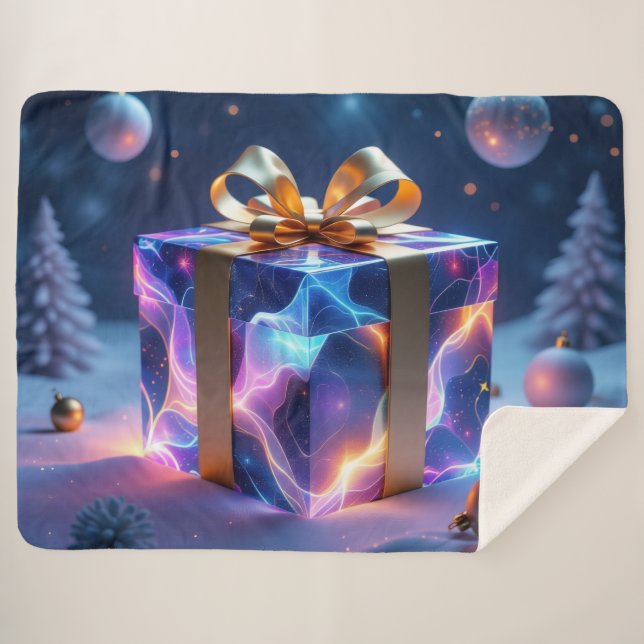 Manta Sherpa „Weihnachtliche Harmonie“ (Anverso (horizontal))