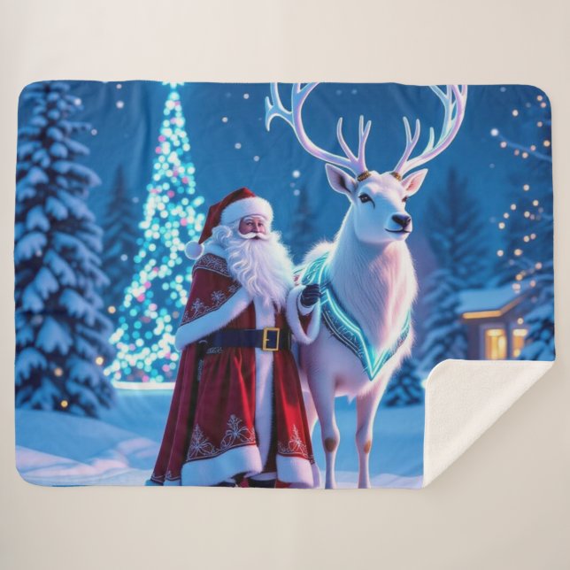 Manta Sherpa „Weihnachtliche Harmonie“ (Anverso (horizontal))