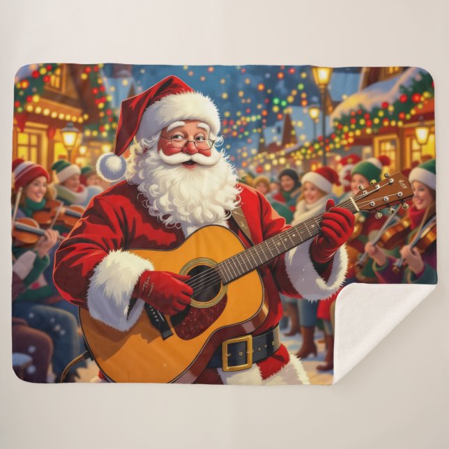 Manta Sherpa „Weihnachtliche Harmonie“ (Anverso (horizontal))