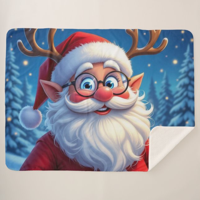 Manta Sherpa „Weihnachtliche Harmonie“ (Anverso (horizontal))