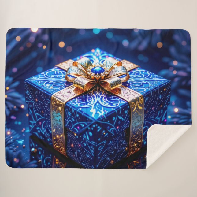 Manta Sherpa „Weihnachtliche Harmonie“ (Anverso (horizontal))