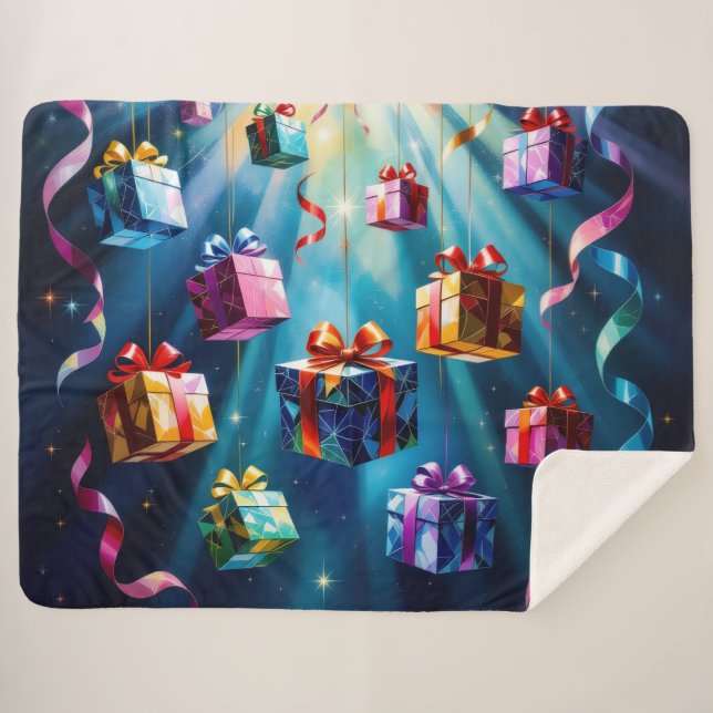 Manta Sherpa „Weihnachtliche Harmonie“ (Anverso (horizontal))