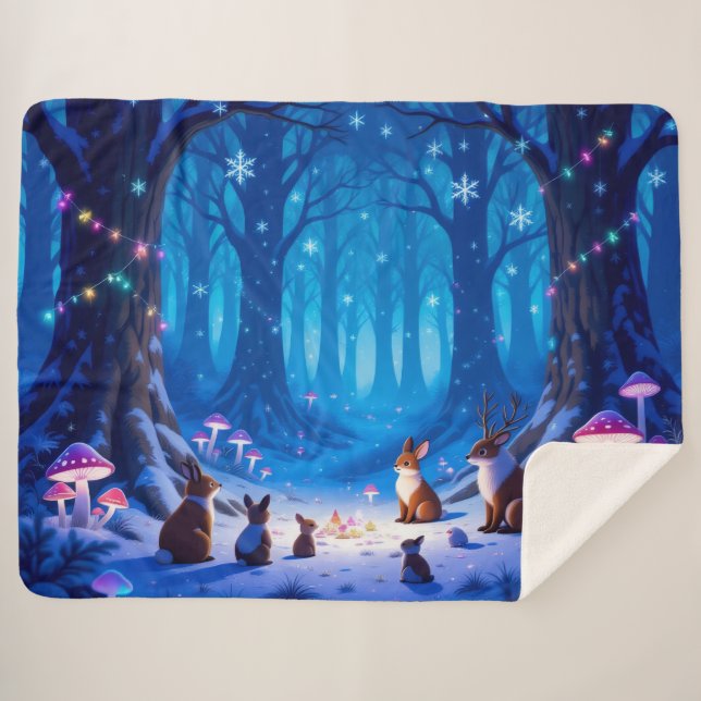 Manta Sherpa „Weihnachtliche Harmonie“ (Anverso (horizontal))