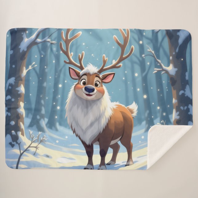 Manta Sherpa „Weihnachtliche Harmonie“ (Anverso (horizontal))