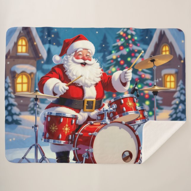 Manta Sherpa „Weihnachtliche Harmonie“ (Anverso (horizontal))