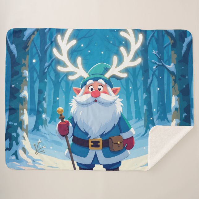 Manta Sherpa „Weihnachtliche Harmonie“ (Anverso (horizontal))