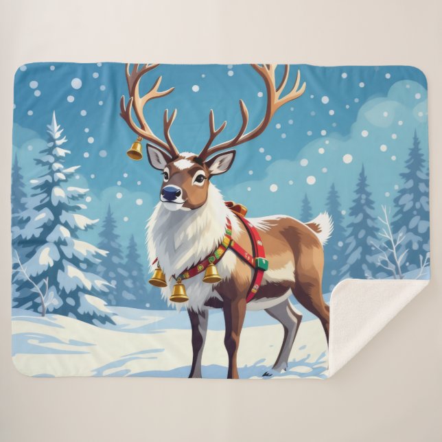 Manta Sherpa „Weihnachtliche Harmonie“ (Anverso (horizontal))