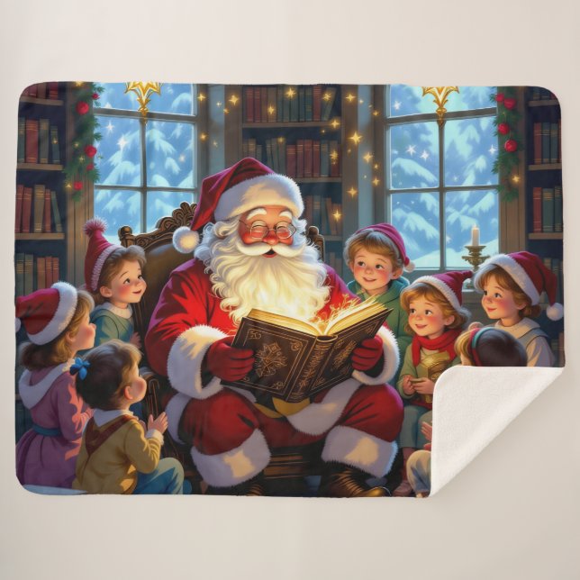 Manta Sherpa „Weihnachtliche Harmonie“ (Anverso (horizontal))