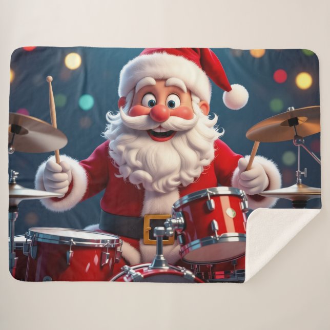 Manta Sherpa „Weihnachtliche Harmonie“ (Anverso (horizontal))