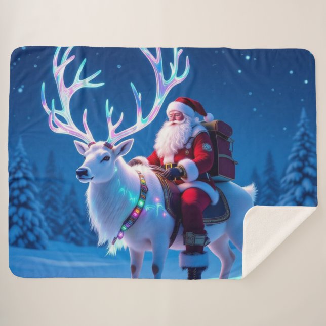 Manta Sherpa „Weihnachtliche Harmonie“ (Anverso (horizontal))