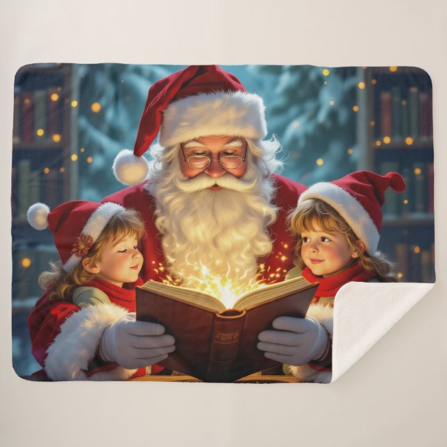 Manta Sherpa „Weihnachtliche Harmonie“ (Anverso (horizontal))