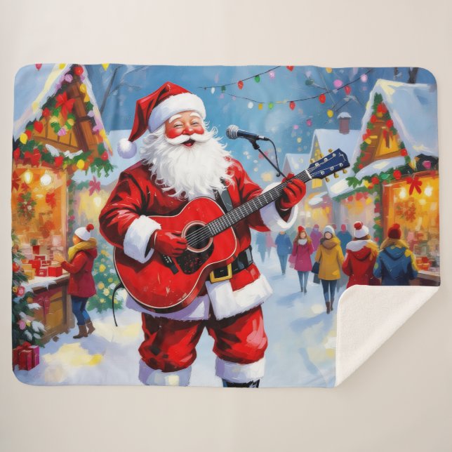 Manta Sherpa Weihnachtliche Harmonie (Anverso (horizontal))