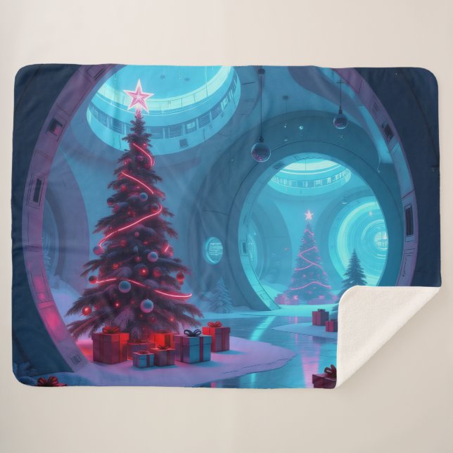 Manta Sherpa „Weihnachtliche Harmonie“ (Anverso (horizontal))