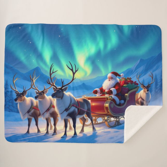 Manta Sherpa „Weihnachtliche Harmonie“ (Anverso (horizontal))