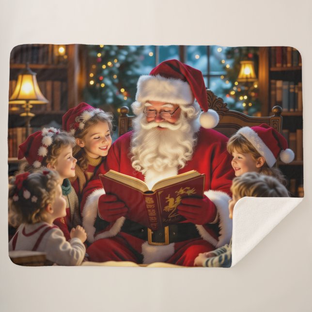 Manta Sherpa „Weihnachtliche Harmonie“ (Anverso (horizontal))