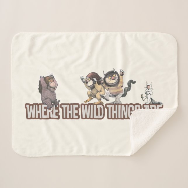 Manta Sherpa Where the Wild Things Are Characters on Logo (Anverso (horizontal))