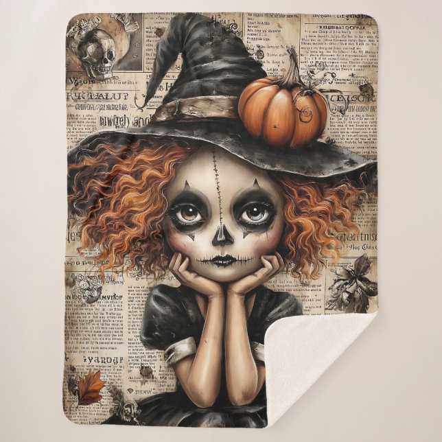 Manta Sherpa Whimsy de luto: La envergadura de la envergadura d (Anverso)