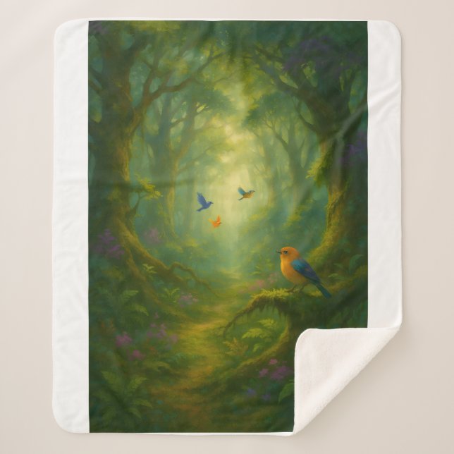 Manta Sherpa Whispers of the Forest (Anverso)