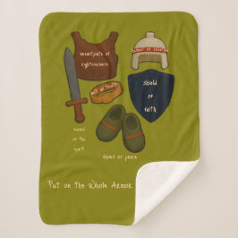 Manta Sherpa Whole Armor Sherpa Yarn Look Baby Blanket