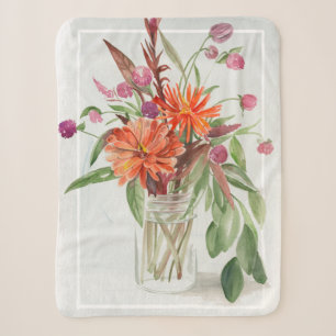 Manta Sherpa Wildflowers del verano