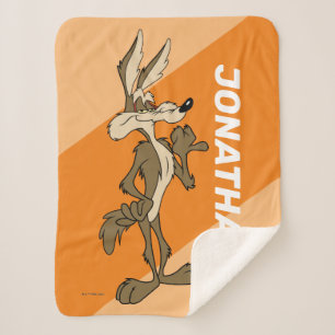 Manta Sherpa WILE E. COYOTE™ Luciendo Orgulloso