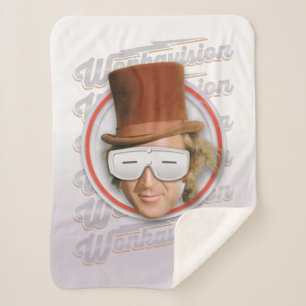 Manta Sherpa Willy Wonka en Goggles de Wonkavision