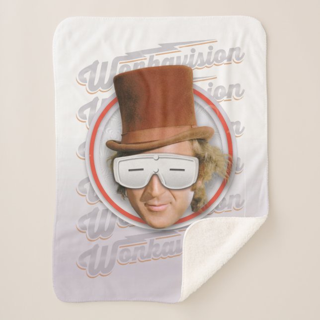 Manta Sherpa Willy Wonka en Goggles de Wonkavision (Anverso)