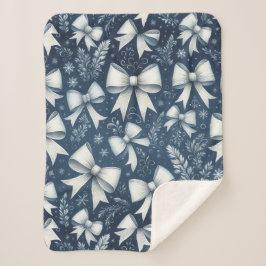 Manta Sherpa Winter Bows