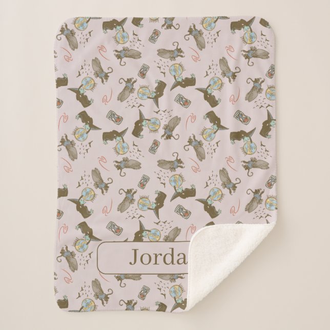 Manta Sherpa Wizard of Oz™ Wicked Witch™ Crystal Ball Pattern (Anverso)