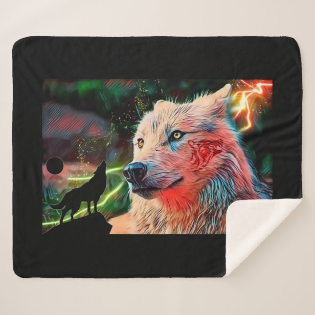 Manta Sherpa Wolf (Anverso (horizontal))